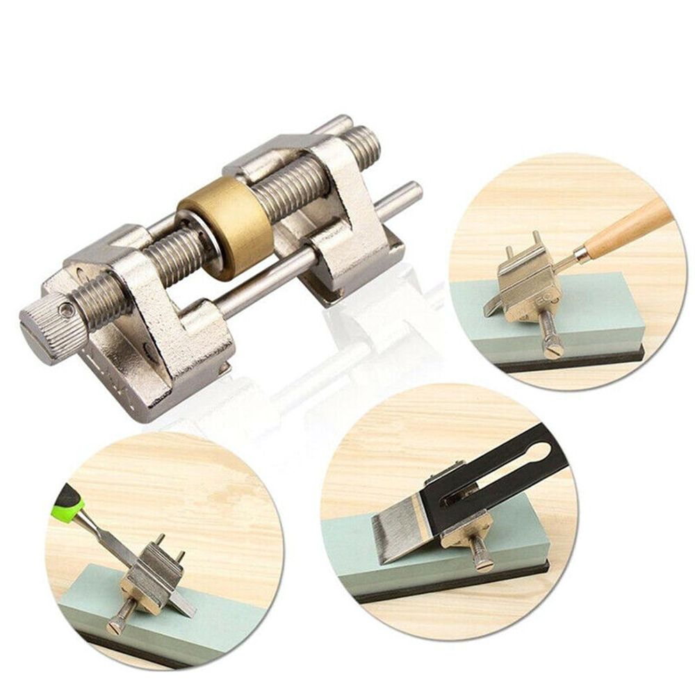 Metal Honing Guide Jig for Sharpening System Wood Chisel Planer Blade Flat Chisel Edge Sharpening