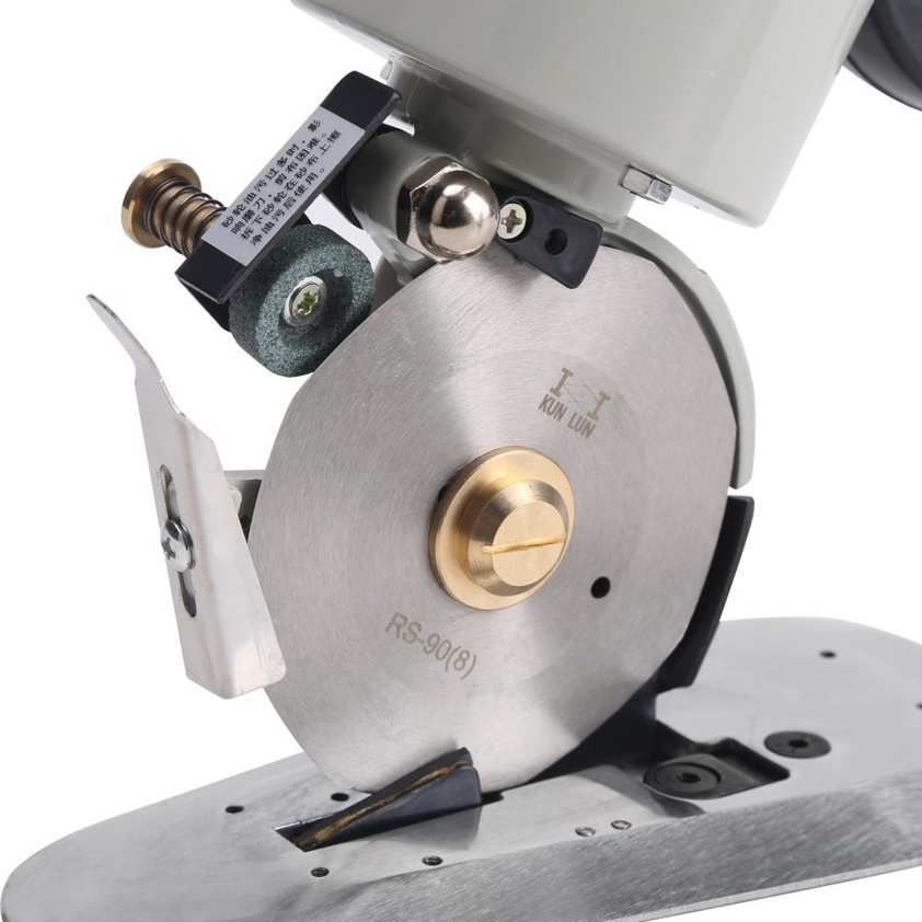 Electric Cloth Cutter 220V 90mm Blade Fabric Cutting Machine motor controller Machine，Blade Cutter，Circular Round Cutt
