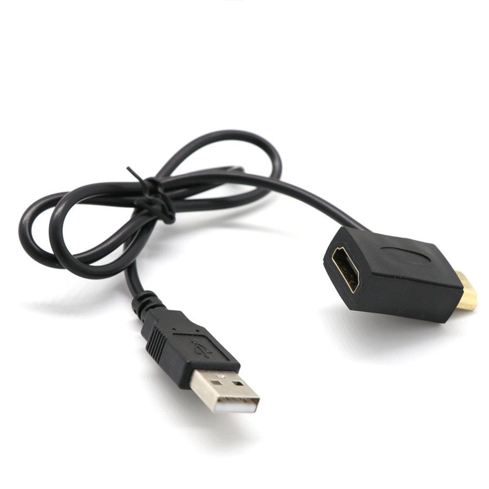 HDMI-compatible 1.4 Male To USB 2.0 Socket Adpter Connector Charger Converter