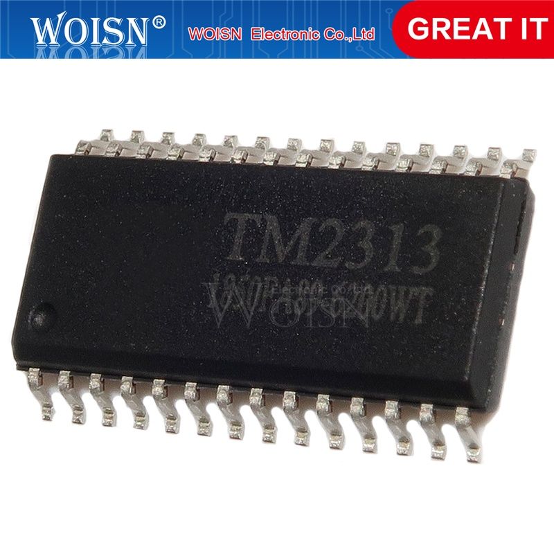 10pcs/lot PT2313L PT2313 TM2313 SOP-28 SMD 4-Channel Audio Processor IC new  In Stock