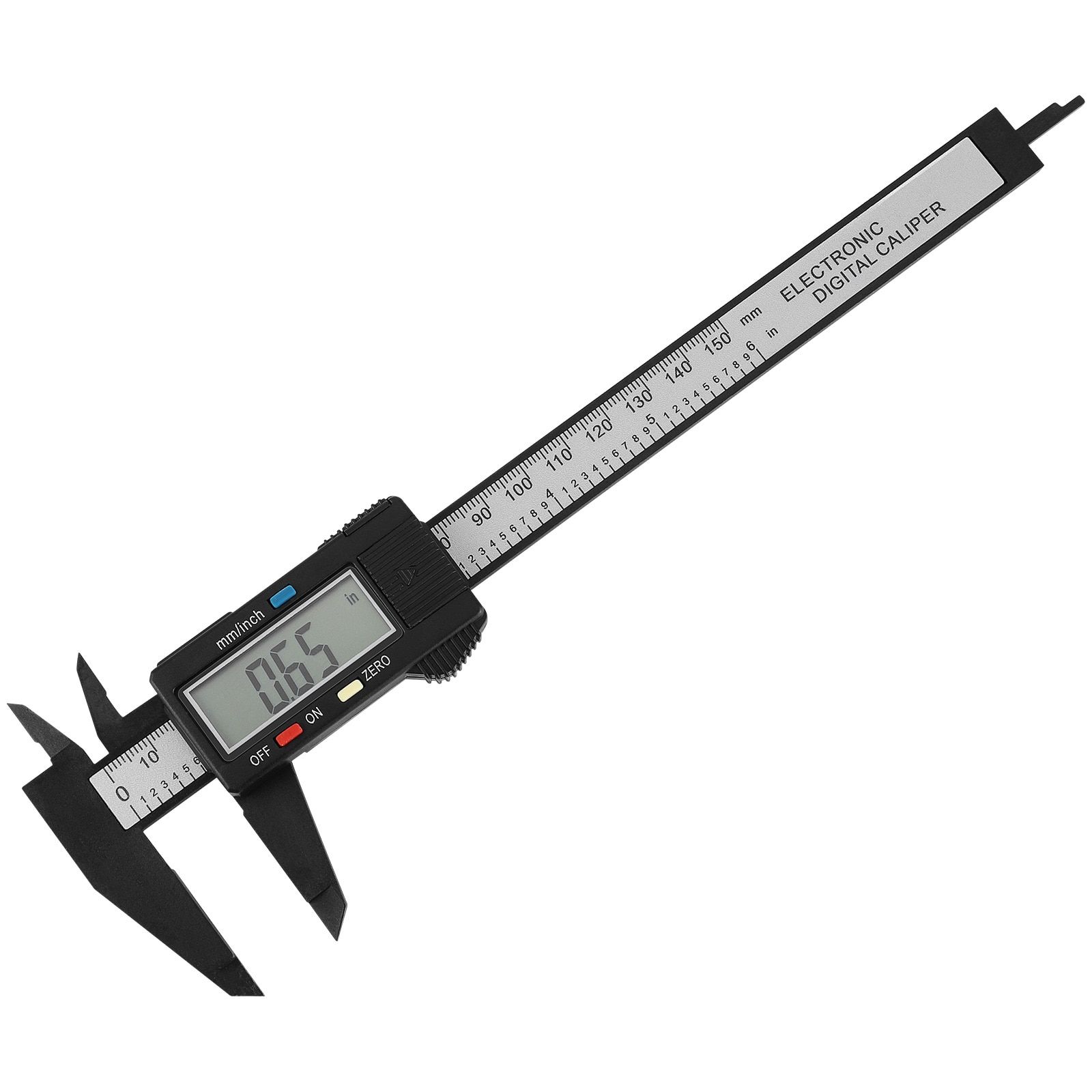 Electronic Digital Display Caliper Plastic Measuring Device Digital Vernier Caliper 0.01 mm Accuracy Measuring Caliper-black