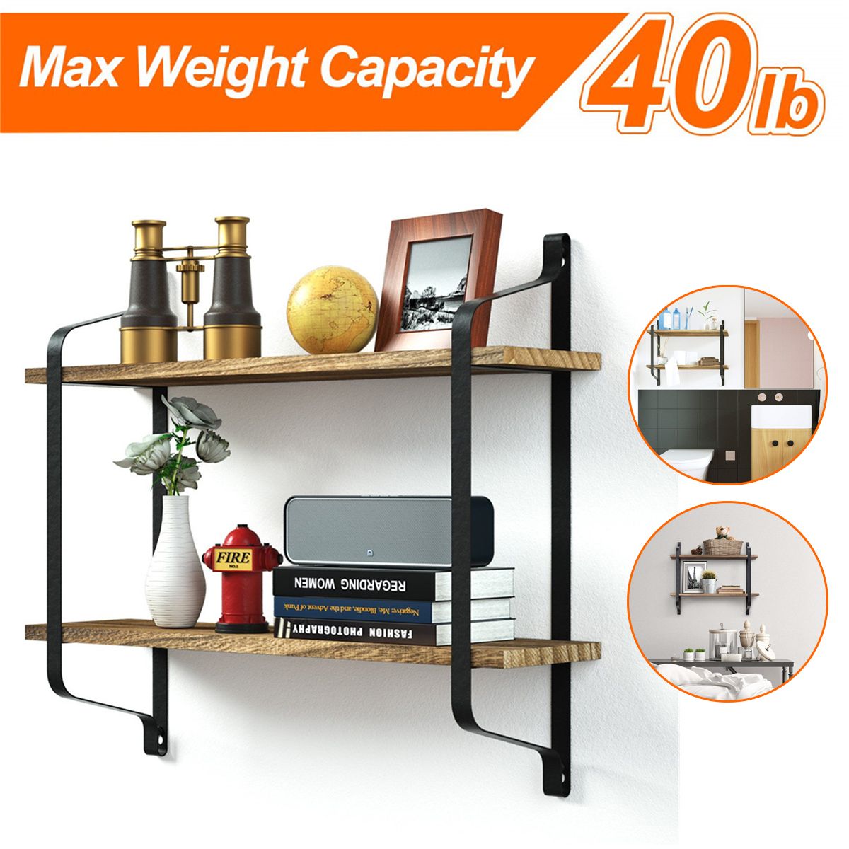 2 Layer Kitchen Dish Rack Drying Dish Organizer Storage Shelf Wall Mount Bowl Holder