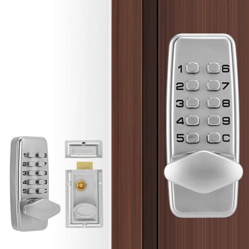 Mechanical Security Password Door Lock For Home Cabinet Drawer Waterproof