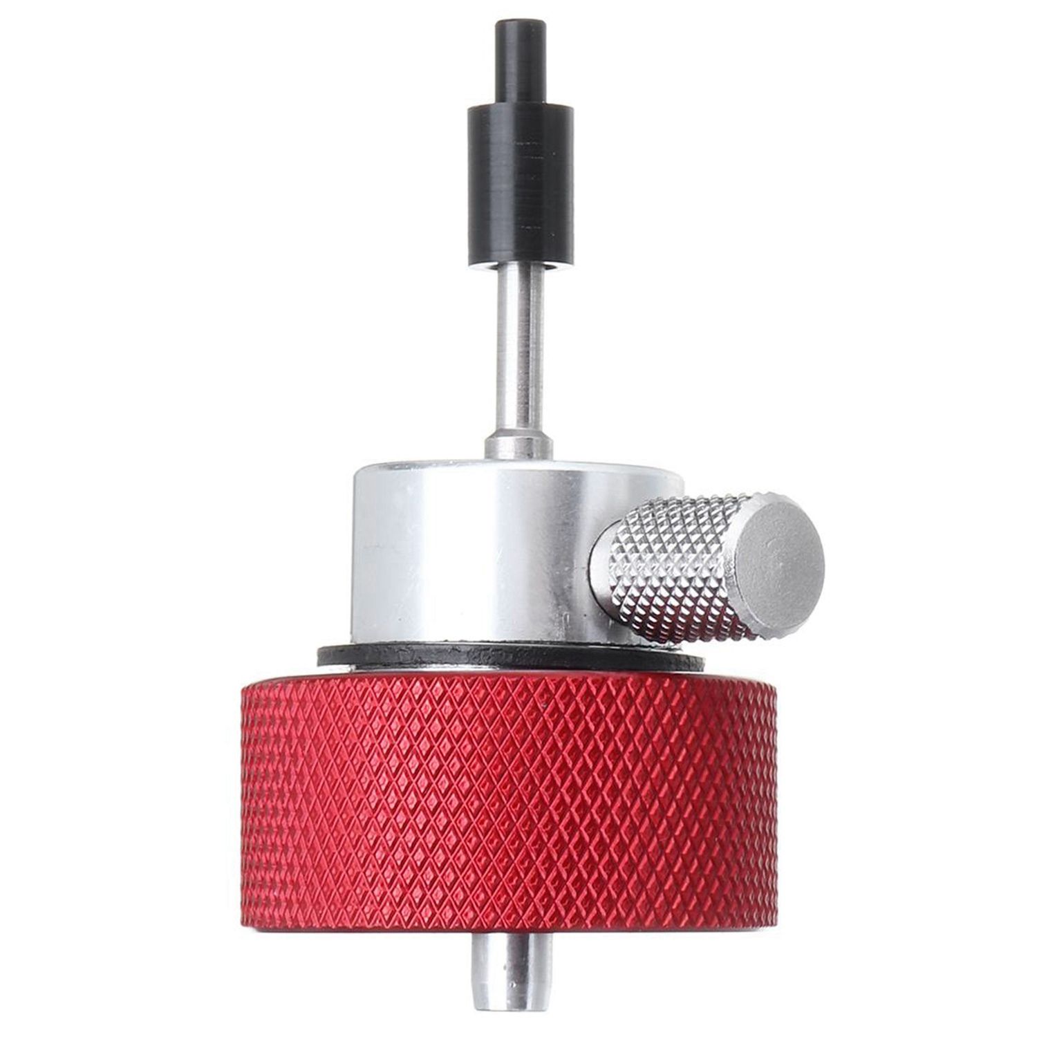 Reusable Propane Filling Adapter Paint Ball Gas Accessories for Green Gas Tank with Silica Pore Filling Adapter - Red & silver