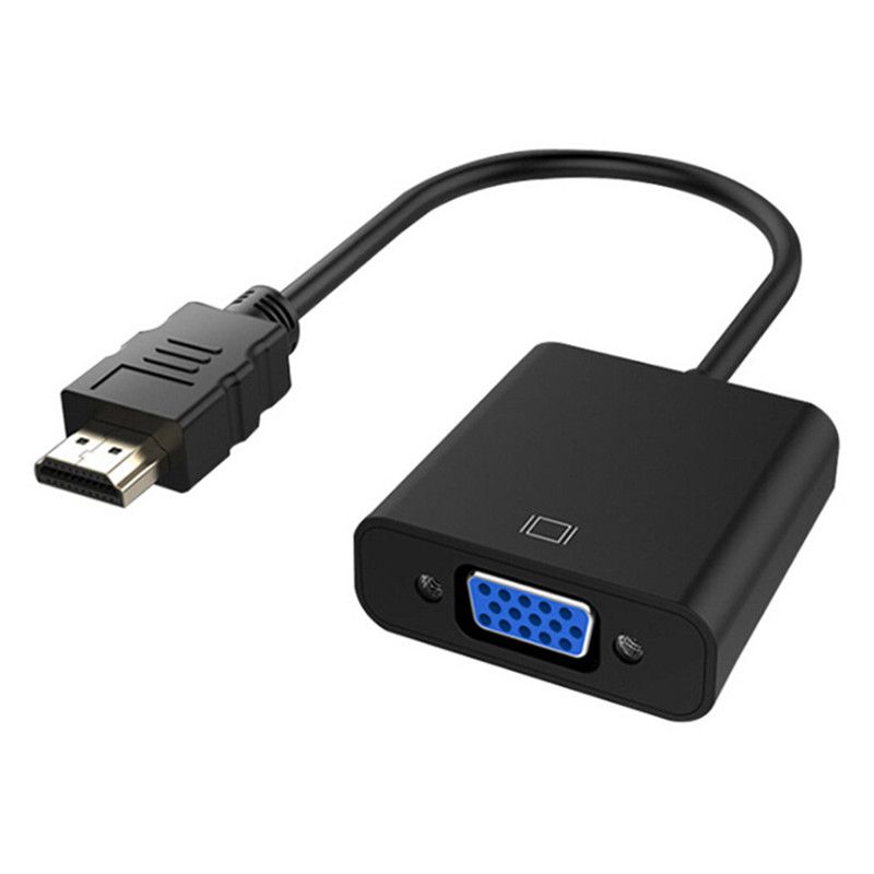 1Pc HDMI Male 1080P to VGA Female Video Cable Cord Converter Adapter For HDTV PC