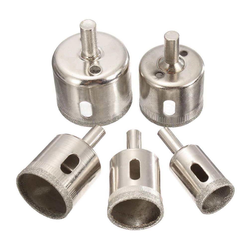 5x 20-42mm Diamond Hole Saw Drill Bit Set For Tile Glass Marble Granite Cutting