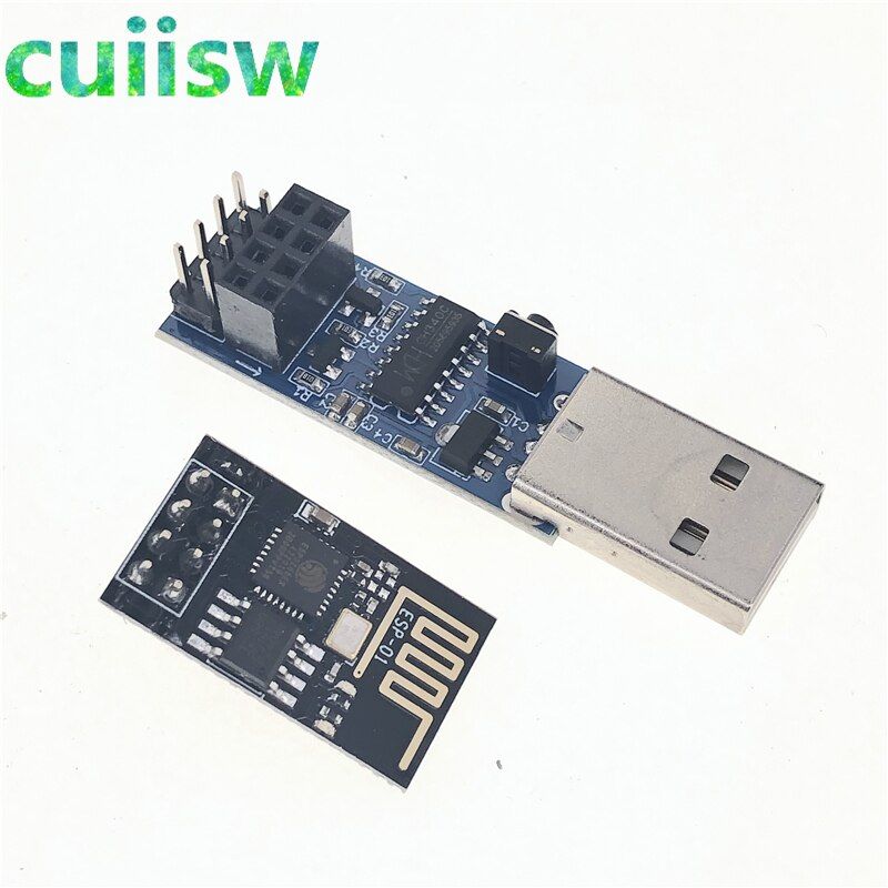CH340C USB to ESP8266 Serial ESP-01 ESP-01S ESP01 ESP01S Wireless Wifi Developent Board Module for Arduino Programmer Adapter