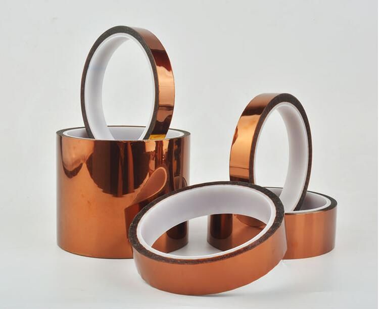 25m Long 0.05mm Thick Polyimide Insulating Tape High Temperature Heat-Resistant Tape 5mm to 100mm Wide