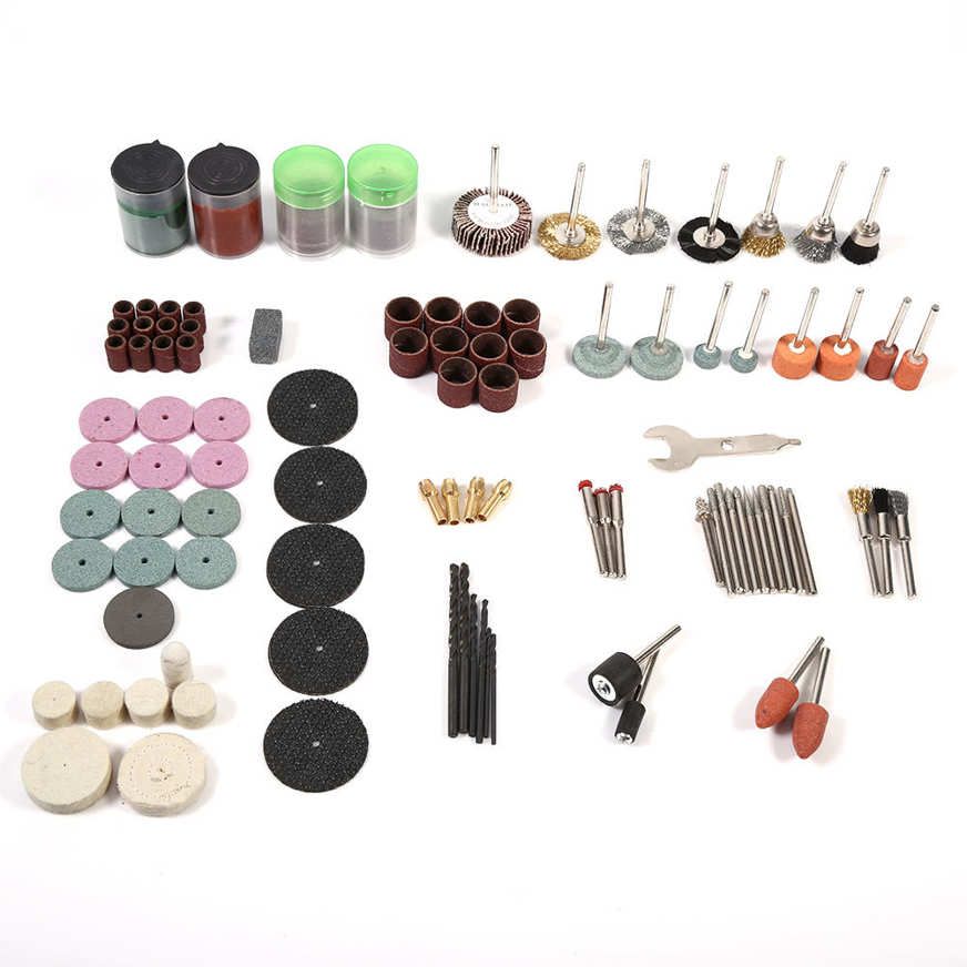 Polishing Tool Kits 147pcs 1/8 \"Rotary Set Shank Sanding Cutting Attachment Bit