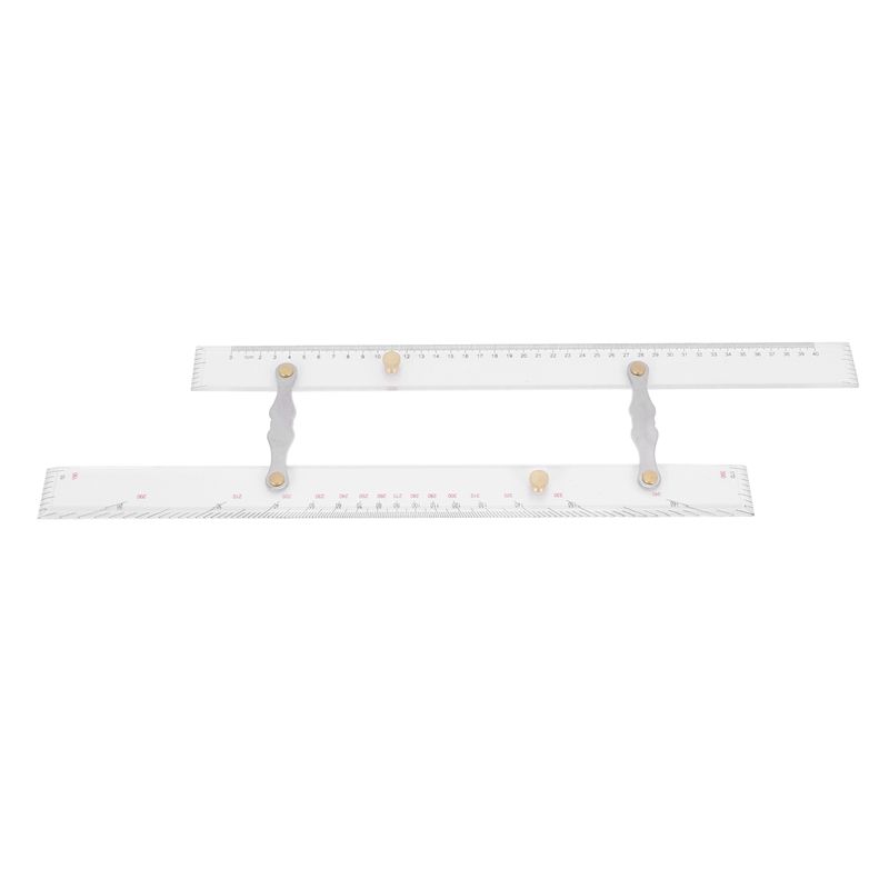 5X Marine Ruler Parallel Ruler Nautical Charts Parallel Ruler Mapping Points to Pull Parallel Ruler 450MM