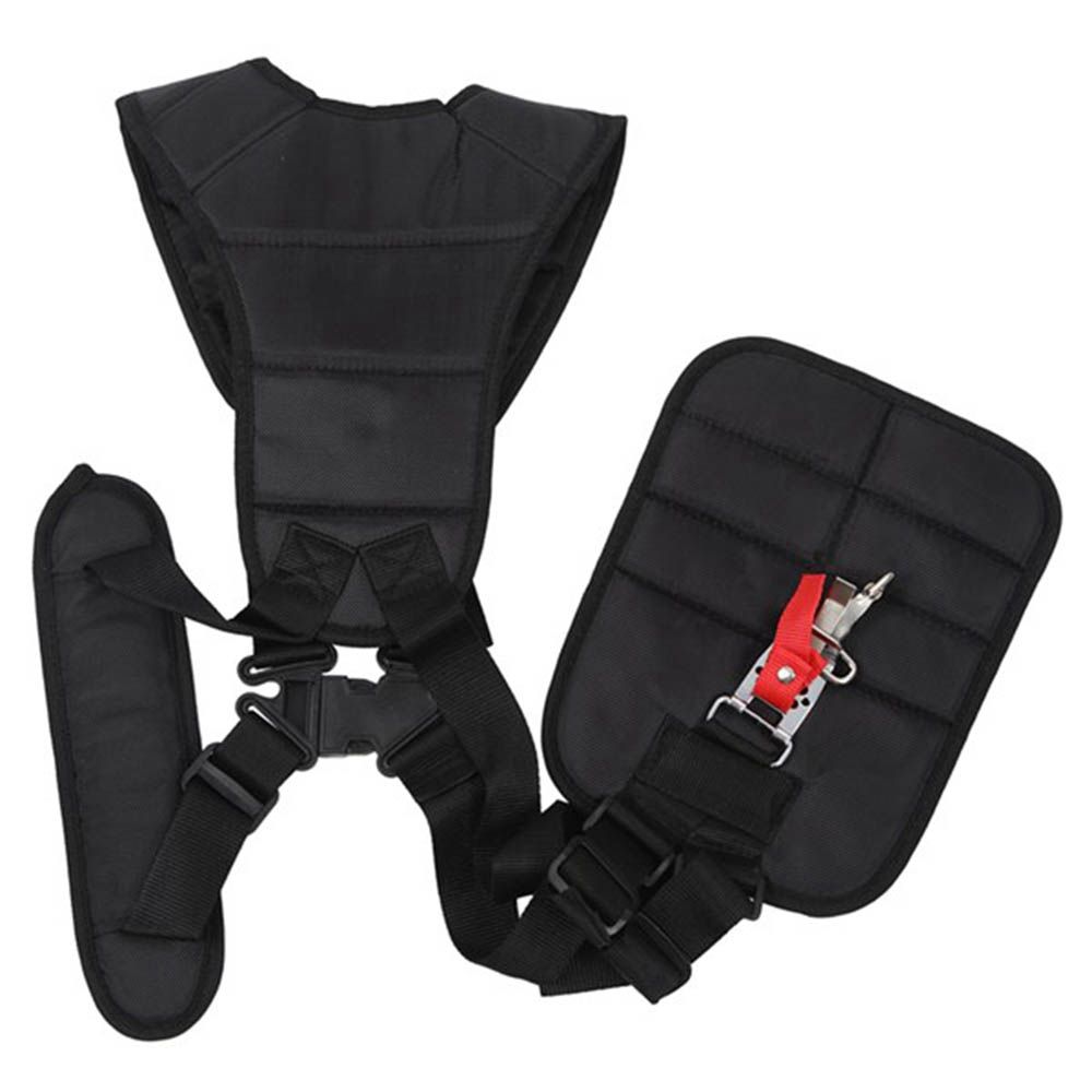 Nylon Double Shoulder Harness Lawn Mower Strap Grass String Trimmer Brush Cutter Harness Belt Garden  Pruner