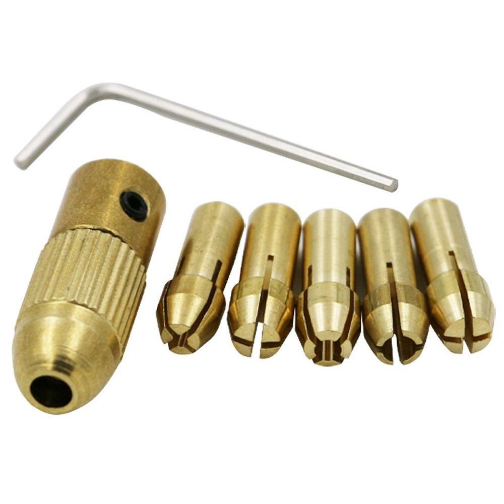 Mini Drill Collet Chuck - Golden