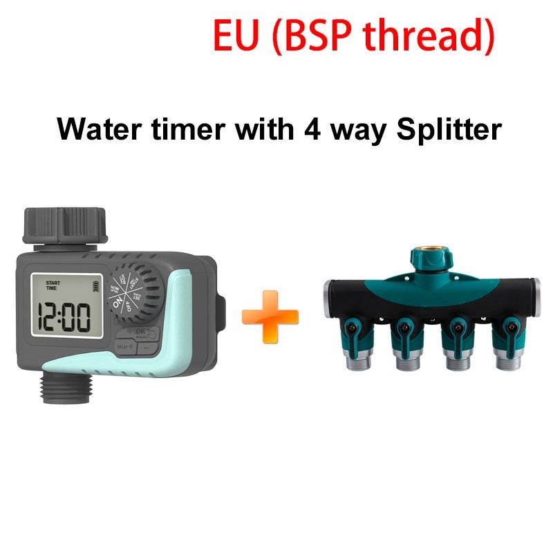 Mini Automatic Irrigation Water Timer Lcd Screen Drip Irrigation Sprinkler Controller Outdoor Garden Watering Timer Device