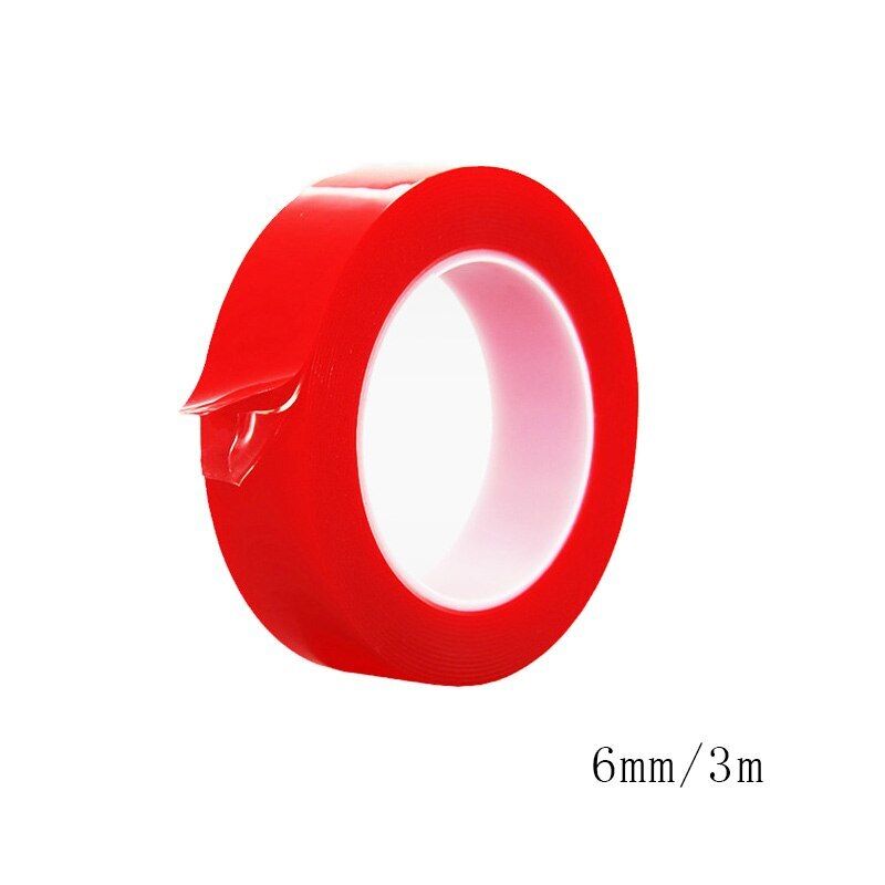 1PC 6-20mm Resistant Acrylic Double Sided Adhesive Strong PET Tape Roll Clear Sticker For Car/Cell Phone Repair