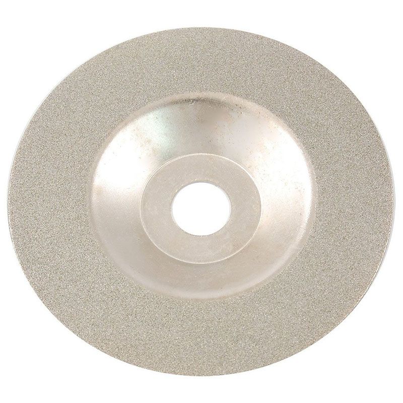 Cutting disc, for gl / stone, with diamond ting, galvanized, fine grain