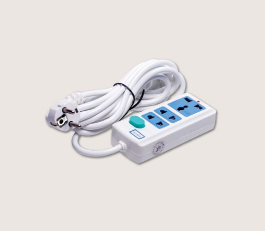 Maxline ML-108 Multiplug 3 Port Extention Socket 4 Meters