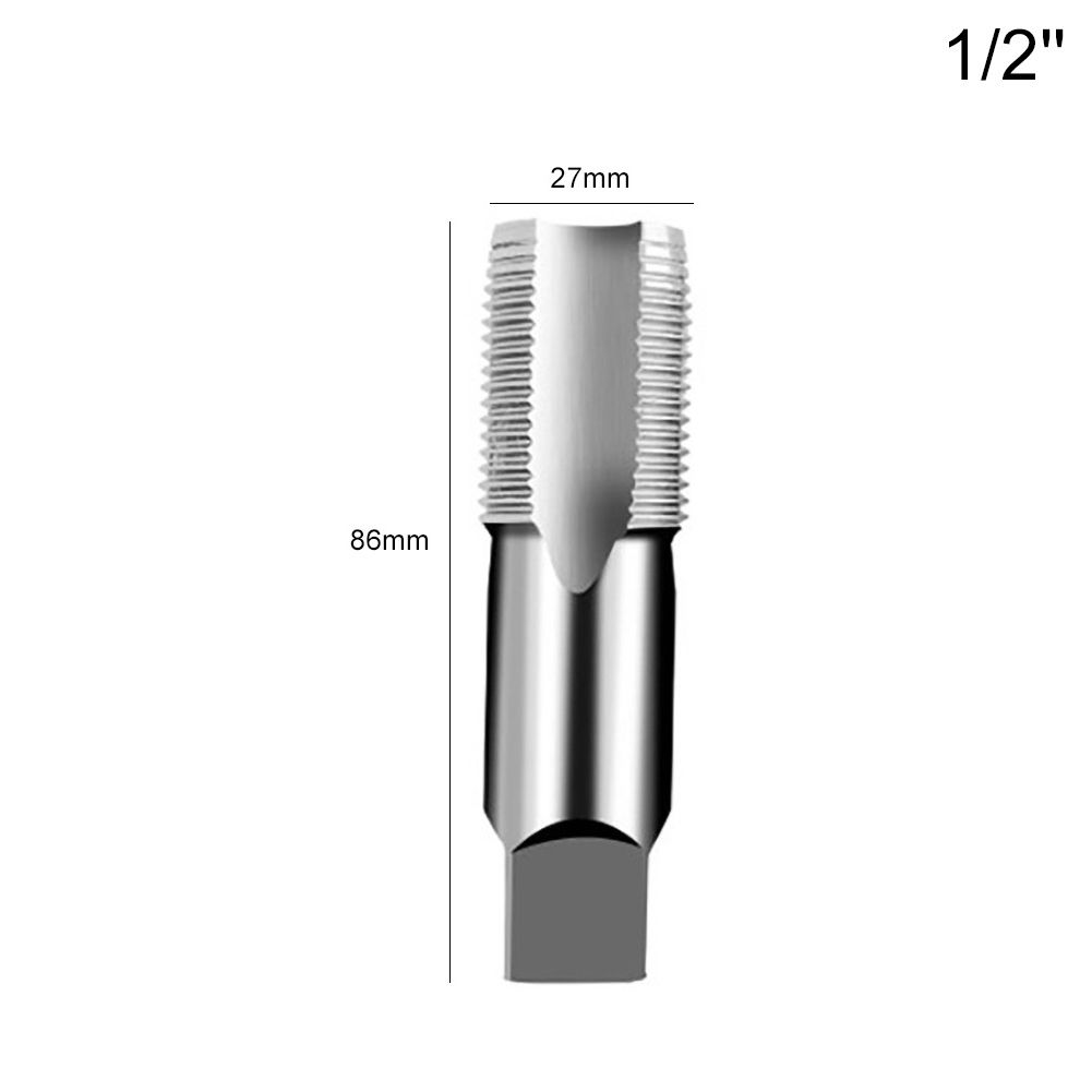 1/2 3/4inch Pipe Mhine Faucet Screw Thread Repair Taper Plug Tap Hardware Tool