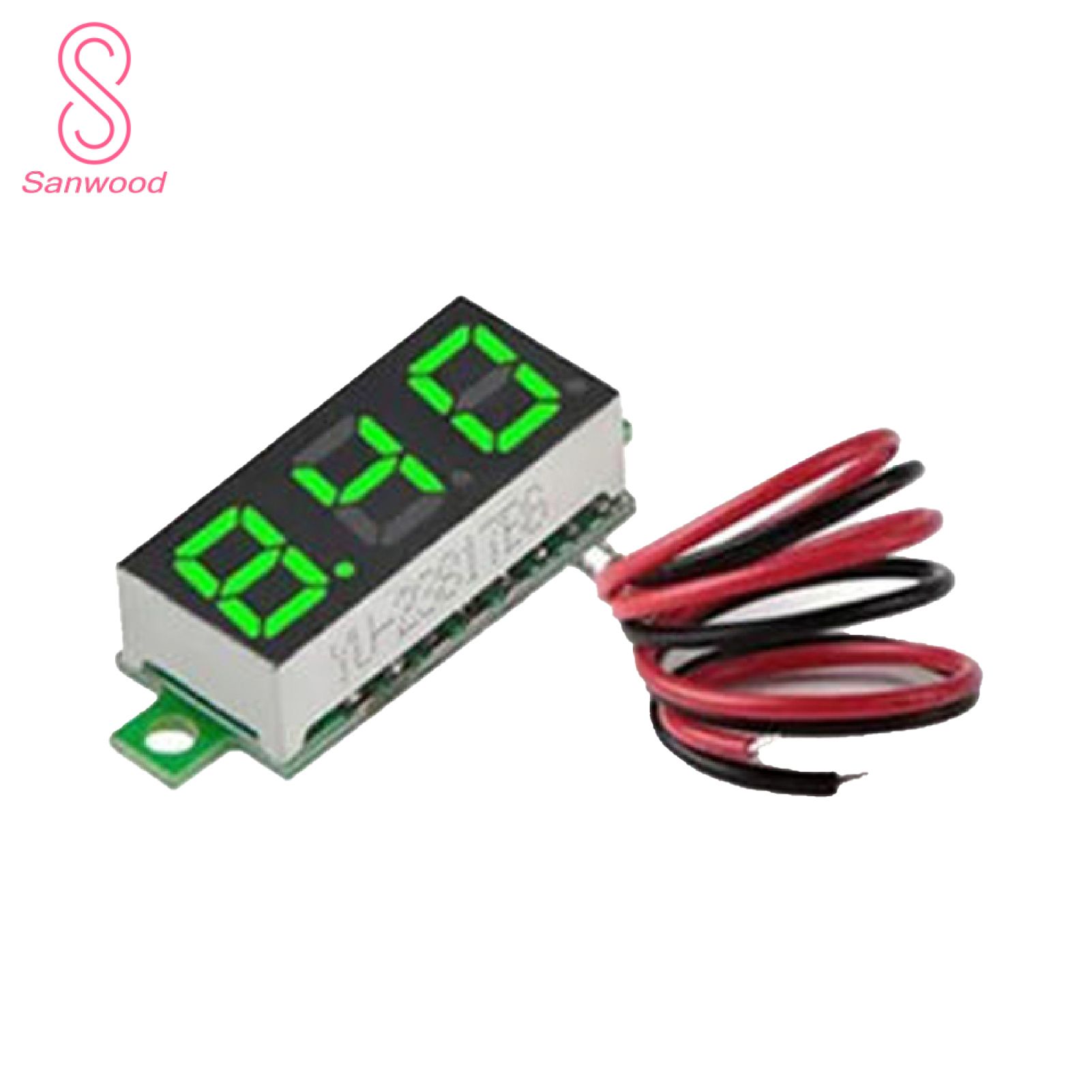 Mini Voltmeter Sensitive Two-Wire 2.5-40V LED Voltage Meter