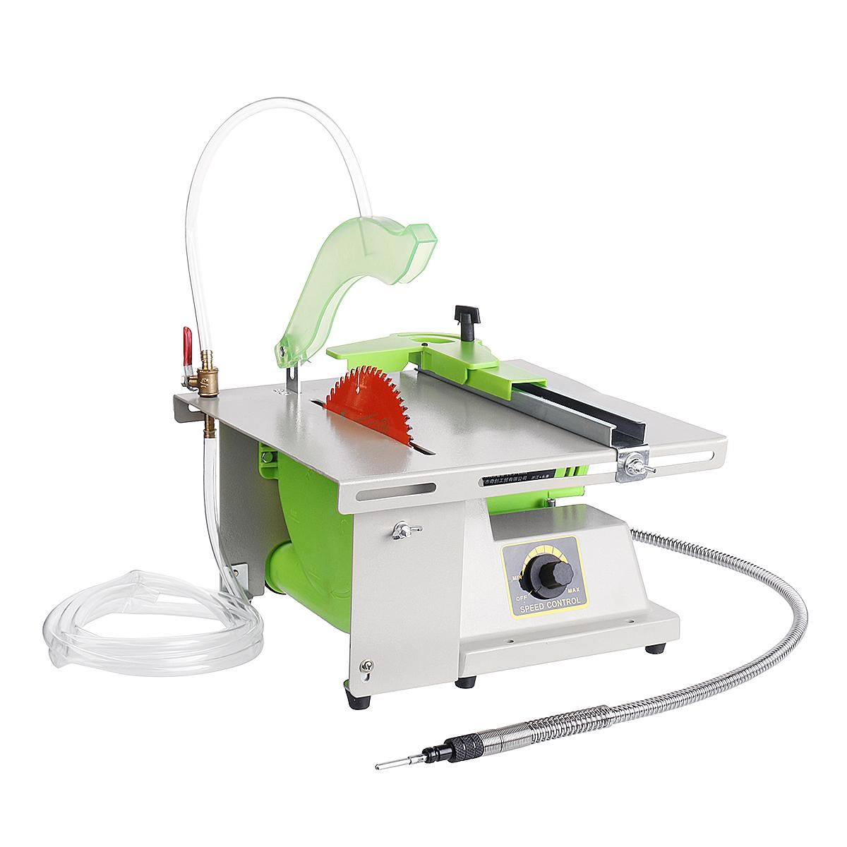 Clever Tools---1380W 220V Jewelry Stone Rock Wood Carving Polisher Buffer Lathe Machine Set