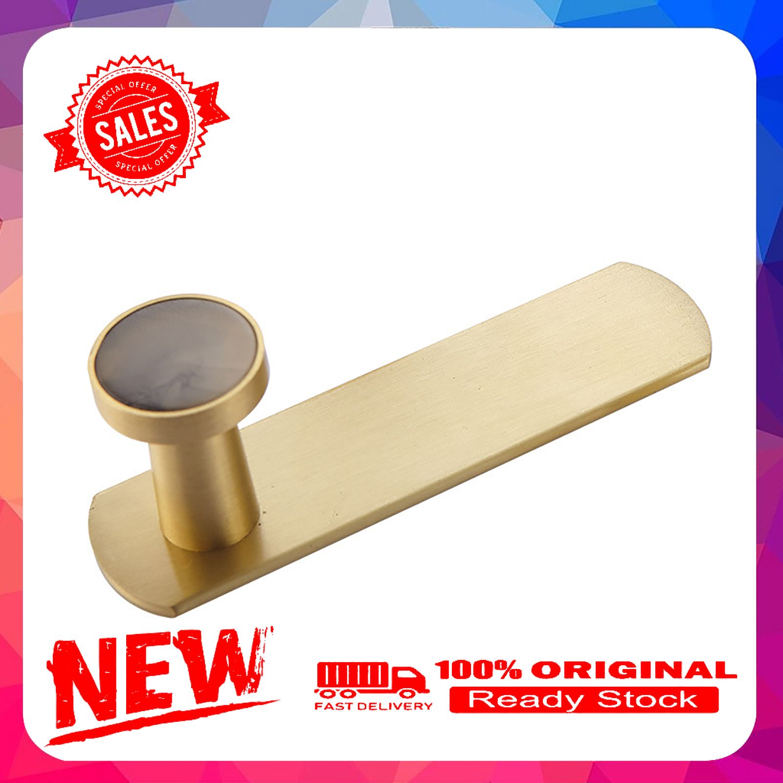 Hanger Hook Load Bearing Widely Applied Cabinet Handle Compact Design Clothes Hooks for Toilet