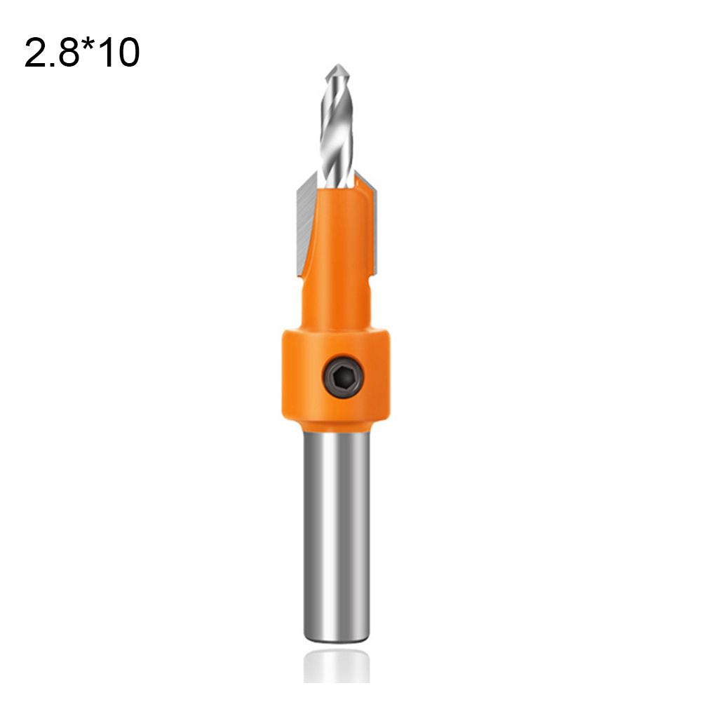 10mm Durable Countersunk Wood Aluminium Alloy Screw Step Drill Woodworking Tool