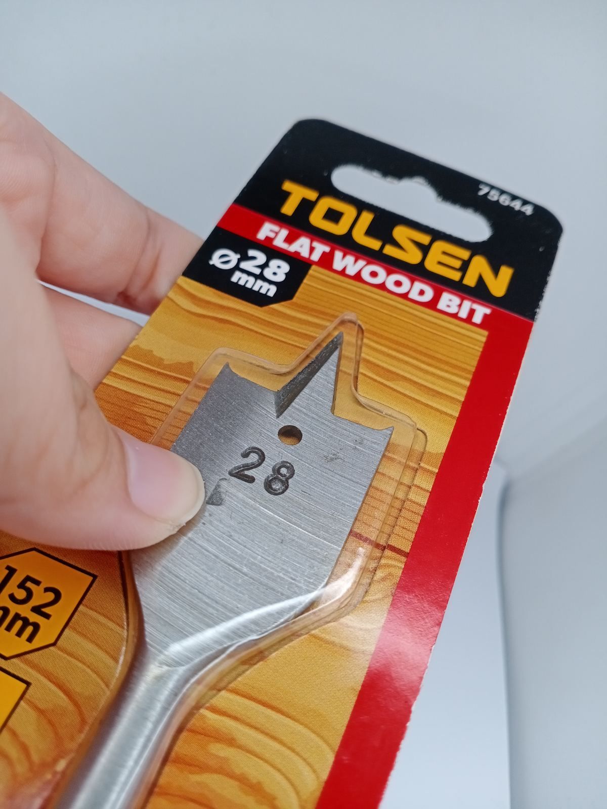 TOLSEN 28mm Flat Wood Bit  75644