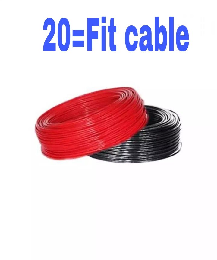 PHB 1×1.0 Rm 3/22 single core cable Red/Black