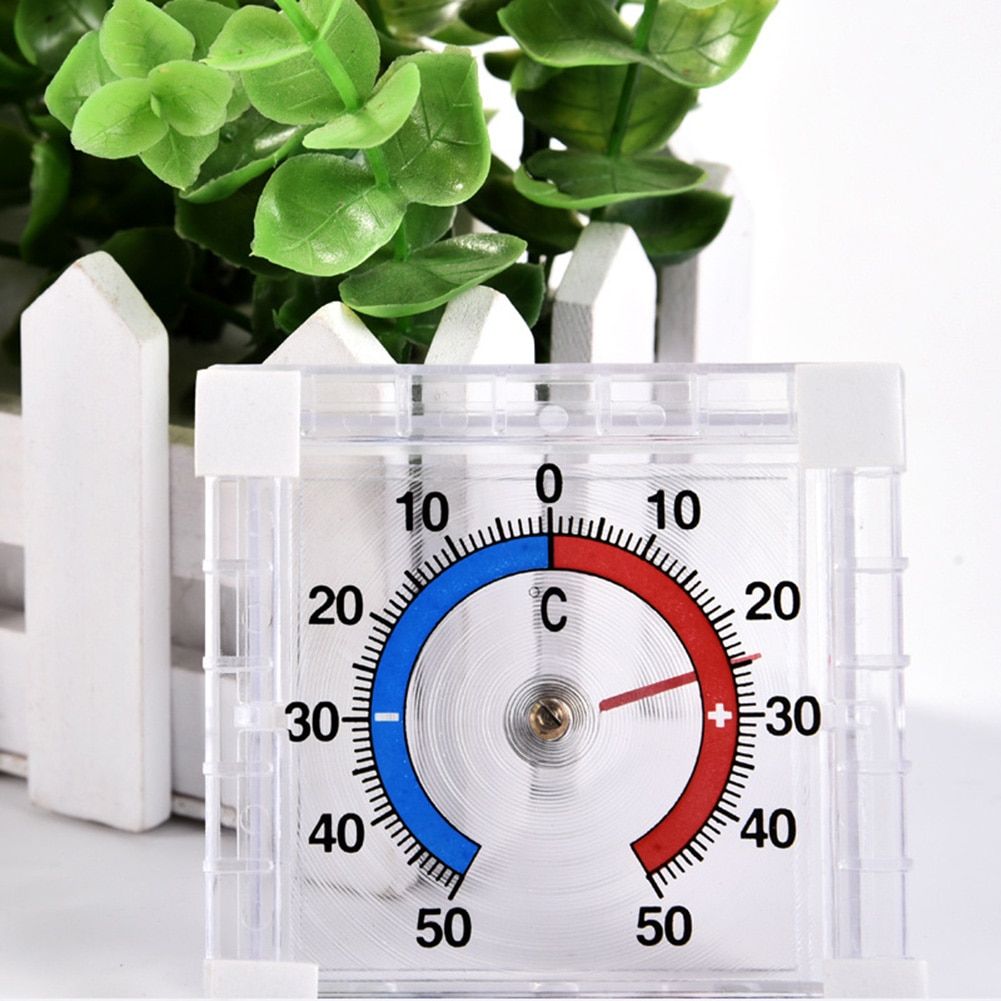Mini Pointer Type Waterproof Thermometer High Accuracy Tature Meter For Outdoor Window Garden Tature Measurement Meter