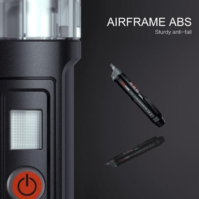 Black Professional Test Sensitive Switch 12V / 48V~1000V Intelligent Stable Non-Contact Multi-Function Inductance High-Precision Test Pen
