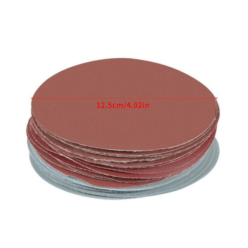 25pcs Mix Grit Sander Disc Sanding Polishing Paper Pads Abrasive Sandpaper Set