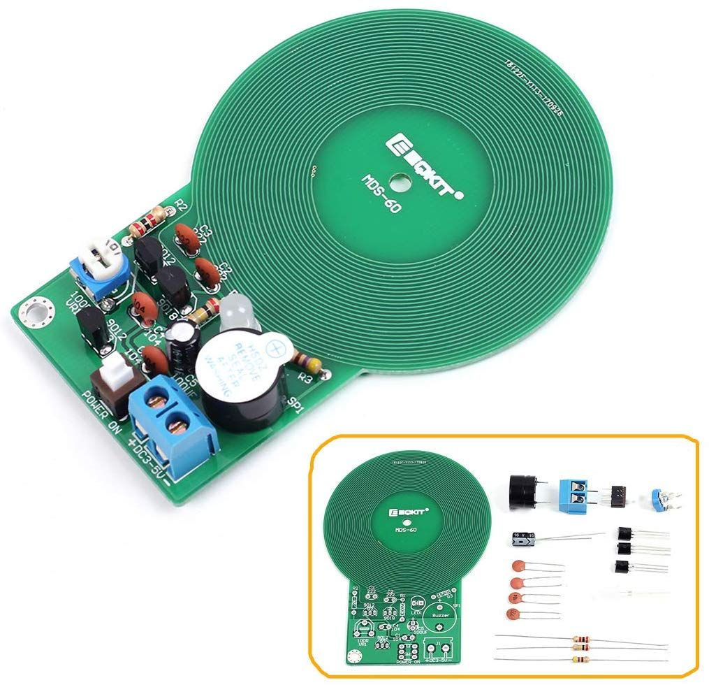 Metal Detector Kit Electronic Kit DC 3V-5V 60mm Non-contact Sensor Board Module