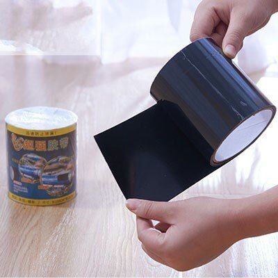 152x10cm Super Strong Fiber Waterproof Tape Stop Leaks Seal Repair Tape Performance Self Fix Tape Adhesive Tape Dropship