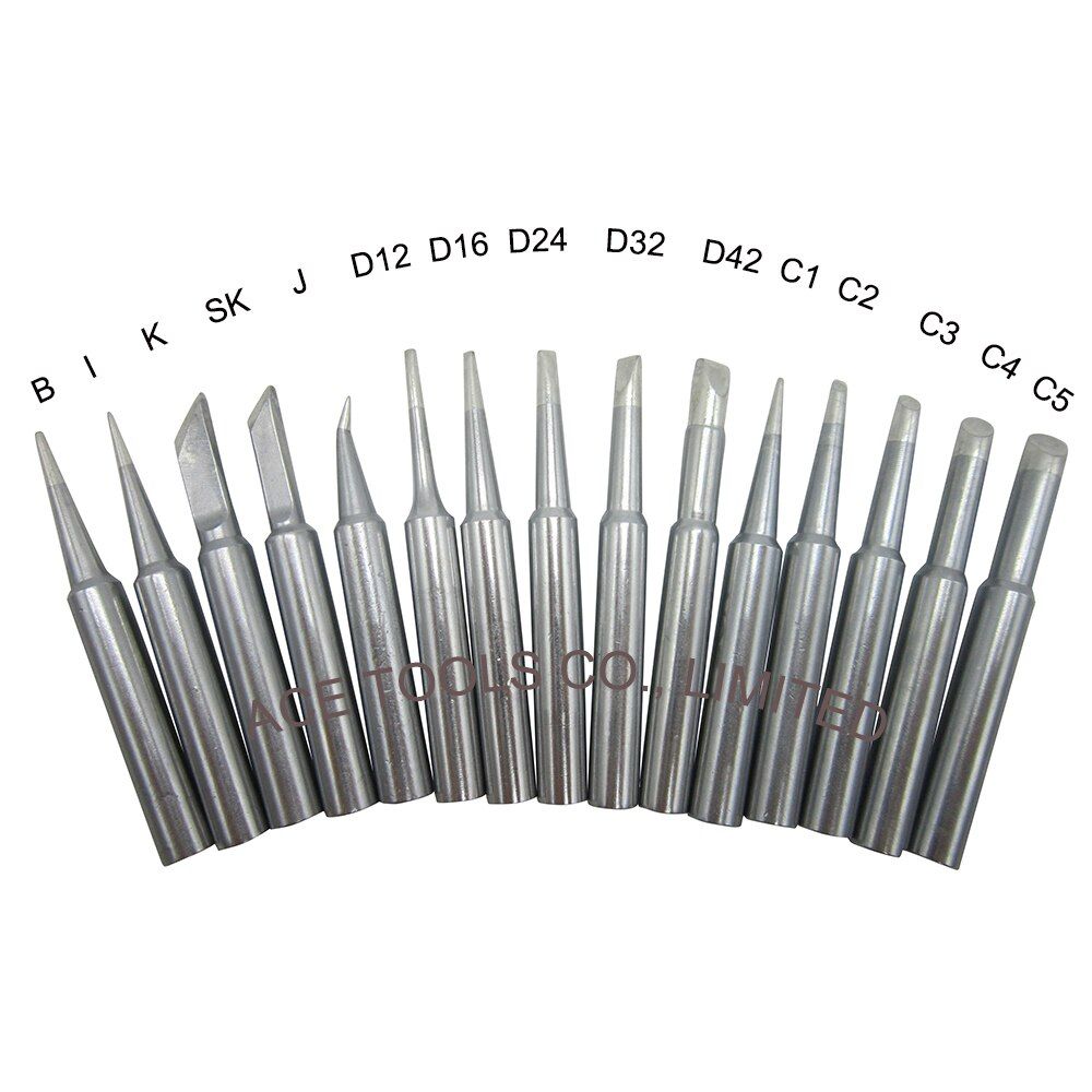 ST Series Replacement Soldering Tips Fit WELLER SP40L SP40N SPG40 WP25 WP30 WP35 WLC100 Handle Bit