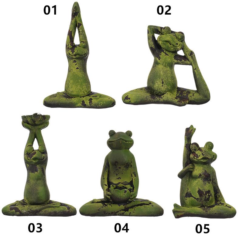 Micro-landscape Frog Figurines Miniatures Garden Terrariums Bonsai Home Decor