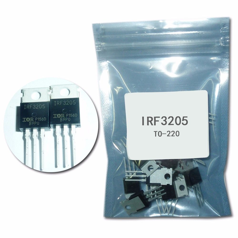 10PCS IRF3205 transistor TO-220 IRF3205PBF transistor MOSFET 55V 98A 8mOhm 97.3nC irf3205 transistor TO-220 mosfet