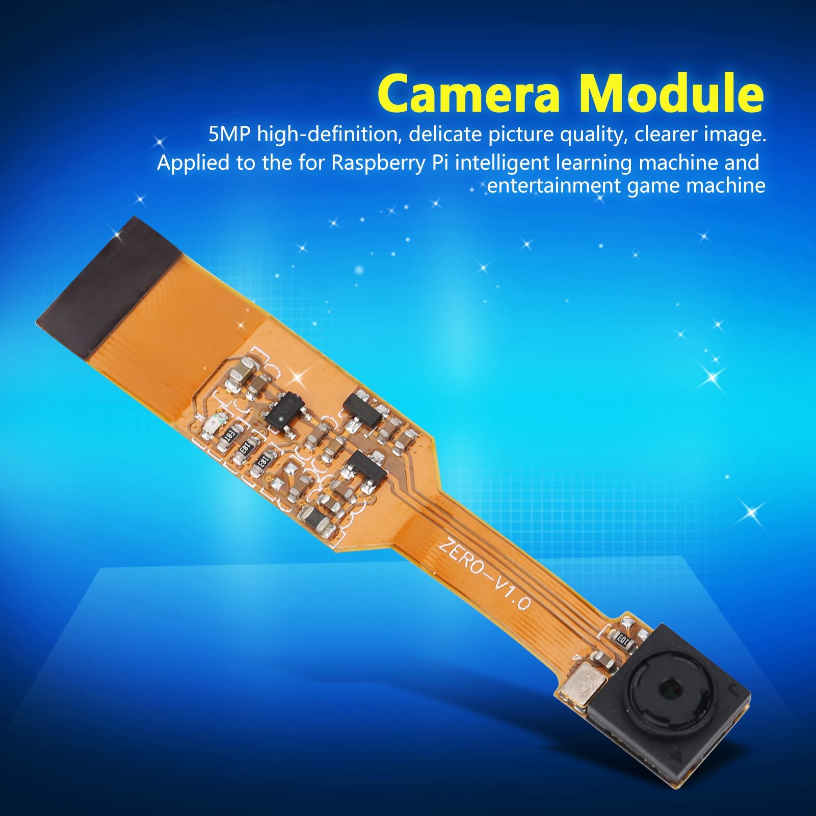 Camera Module HBV-ZERO-V1.0 5MP Mini Interface 69.1° Field Angle for Raspberry Pi ZERO