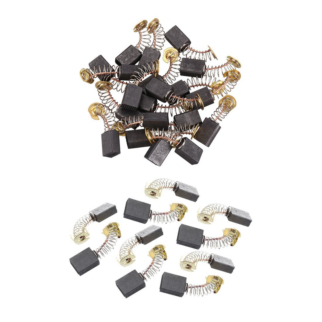 20Pcs Makita CB408 Carbon Brushes Motor 14mm x 9mm x 6mm & 5 Pcs 16mm x 13mm x 6mm Motor Carbon Brushes for Power Tool - as shown