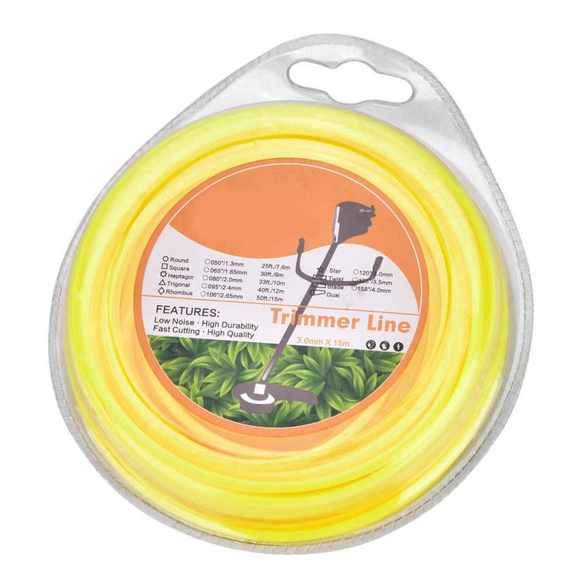 Round Trimmer Cord Line for Lawn Mower Brush Cutter Grass Strimmer