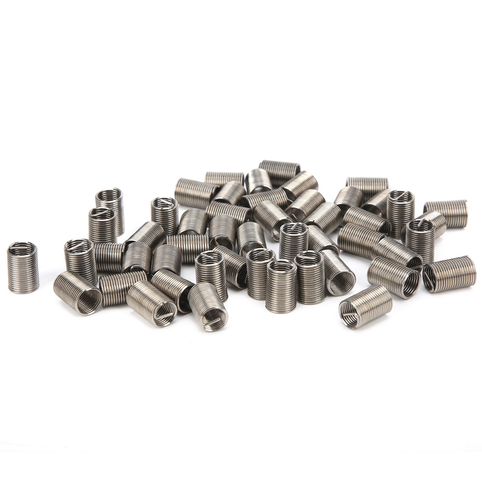 50Pcs Wire Thread Insert Threaded Bushing Sleeve Protection Screw Hole M8x1x3D