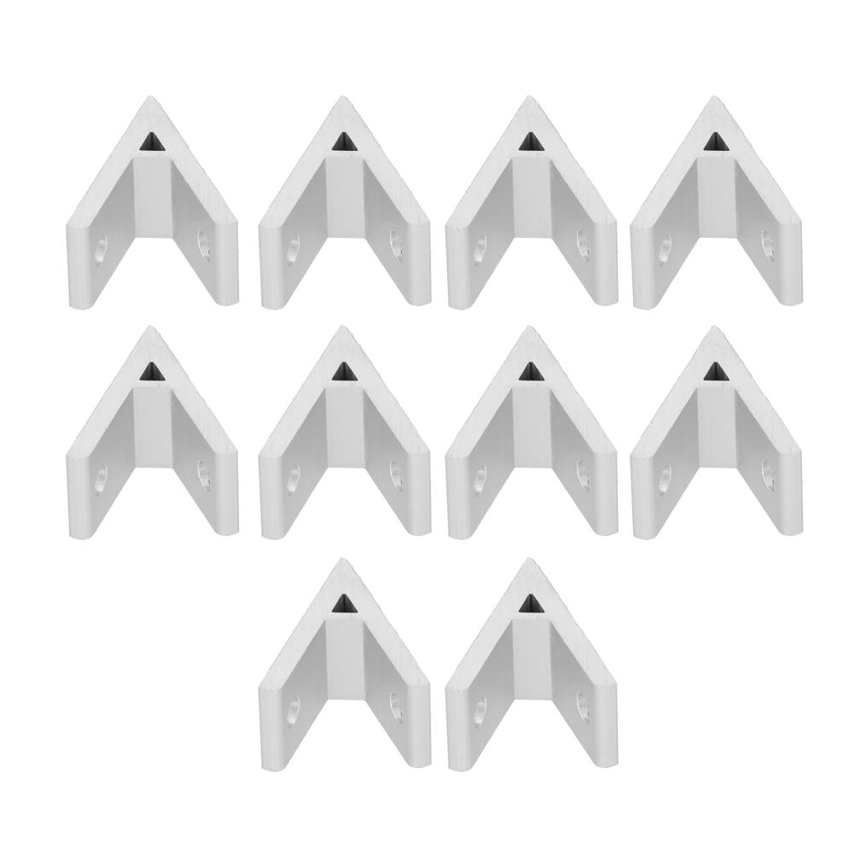 Himeng La 10Pcs Aluminium Angle Corner Industrial Profile Connector Accessories 203040455060