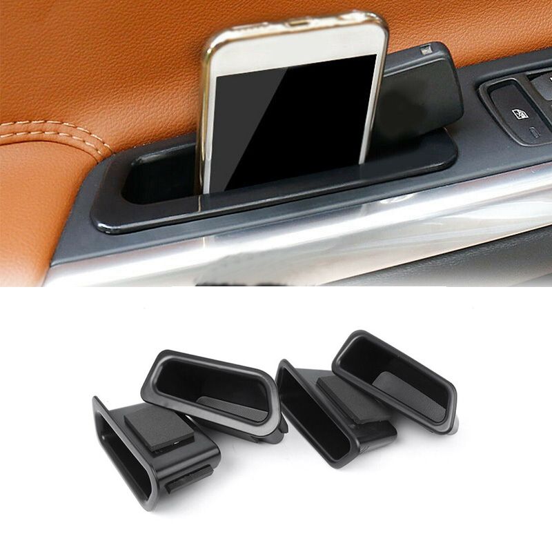 NANLIY-for Volvo S60 V60 XC60 2010-2017 Side Door Storage Box Door Handle Armrest Pocket Door Storage Tray