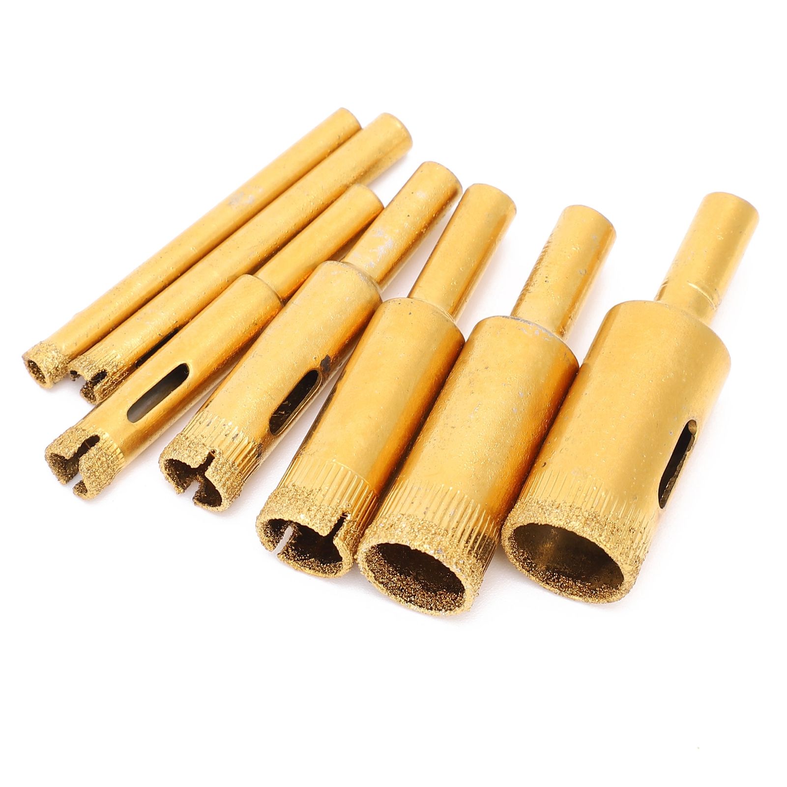 7Pcs Hole Saw Drill Bit for Glass Marble Tile Opener Woodworking Tools NEW