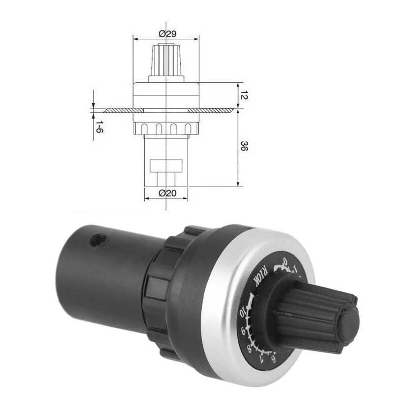 Potentiometer 10k Panel Mount VSD VFD for Variable Speed Drive Invert