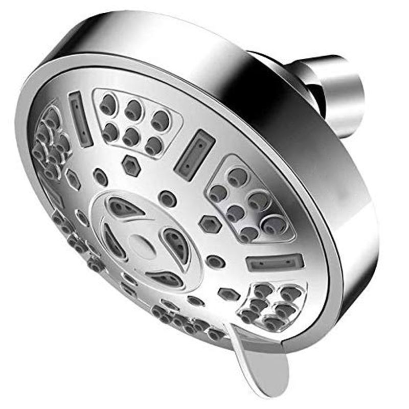 High Pressure Fixed Shower Head Upgraded 9 Functions Adjustable Bathroom Showerhead Multi-Functional Wall Mount Fixed Shower Head Rotatable Rain Showerhead for Low Water Flow