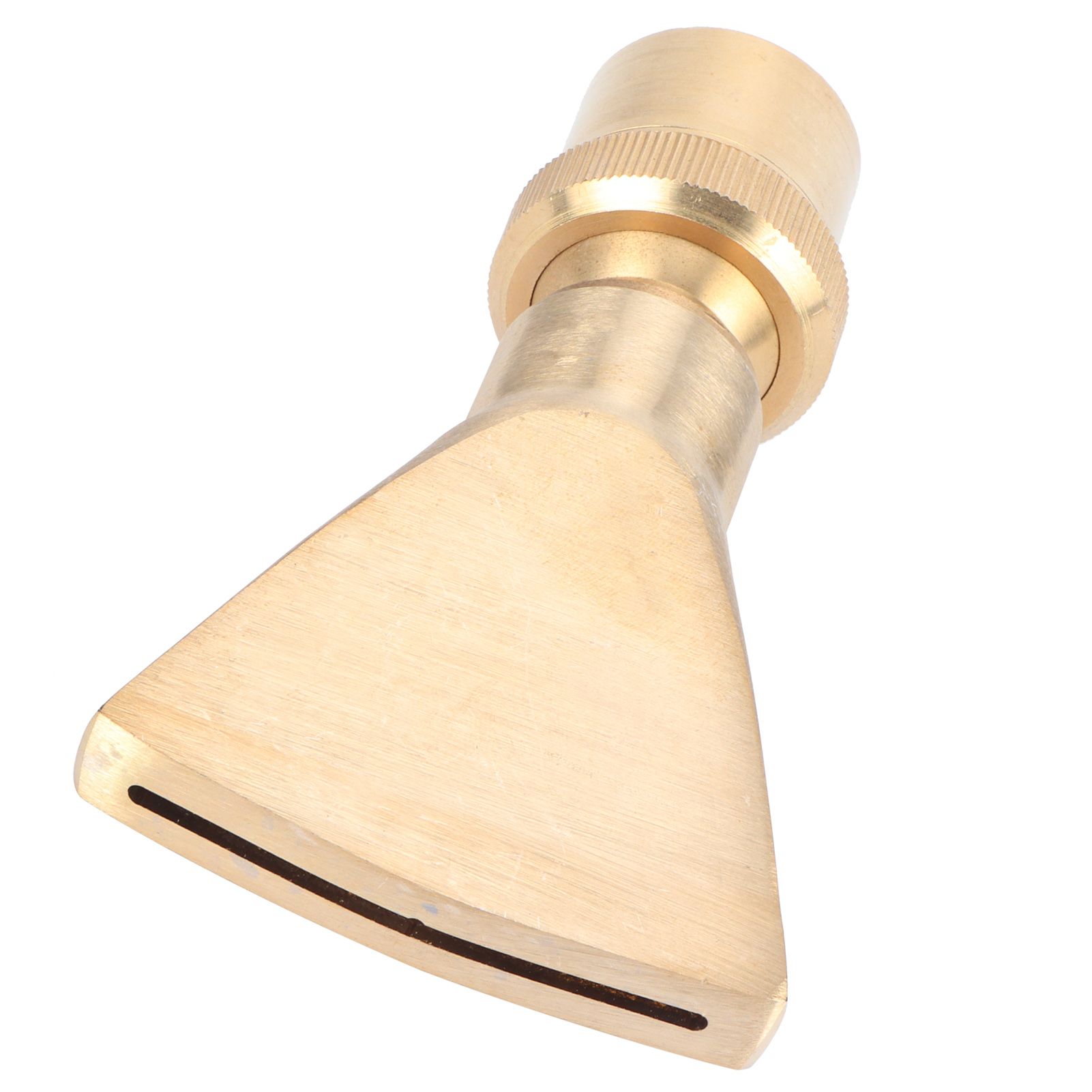 Brass Narrow Fan Jet Water Fountain Nozzle Head Adjustable Pond Sprinkler