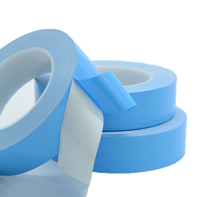 25m 8/10/12 / 20mm Wide Double-sided Heat Transfer Tape Thermal Conductive Adhesive Tape For PCB CPU LED Light Strip Heat Sink