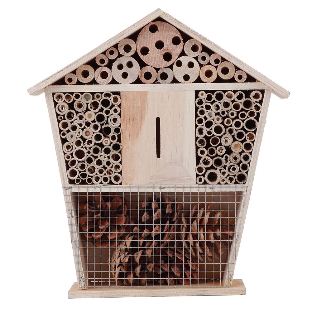 Gardening Wooden Insect Small House Shelter Nesting Handicrafts Decoration