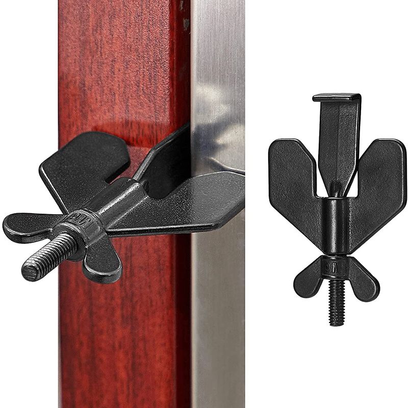 Portable Door Lock for Travel Used with Door Security Bar,Door Locker From Inside for Home Hotel Motel Apartment