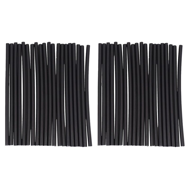 DIY Tools Accessories Repair 40 Pcs 200mm Black Hot Melt Glue Sticks 7mm