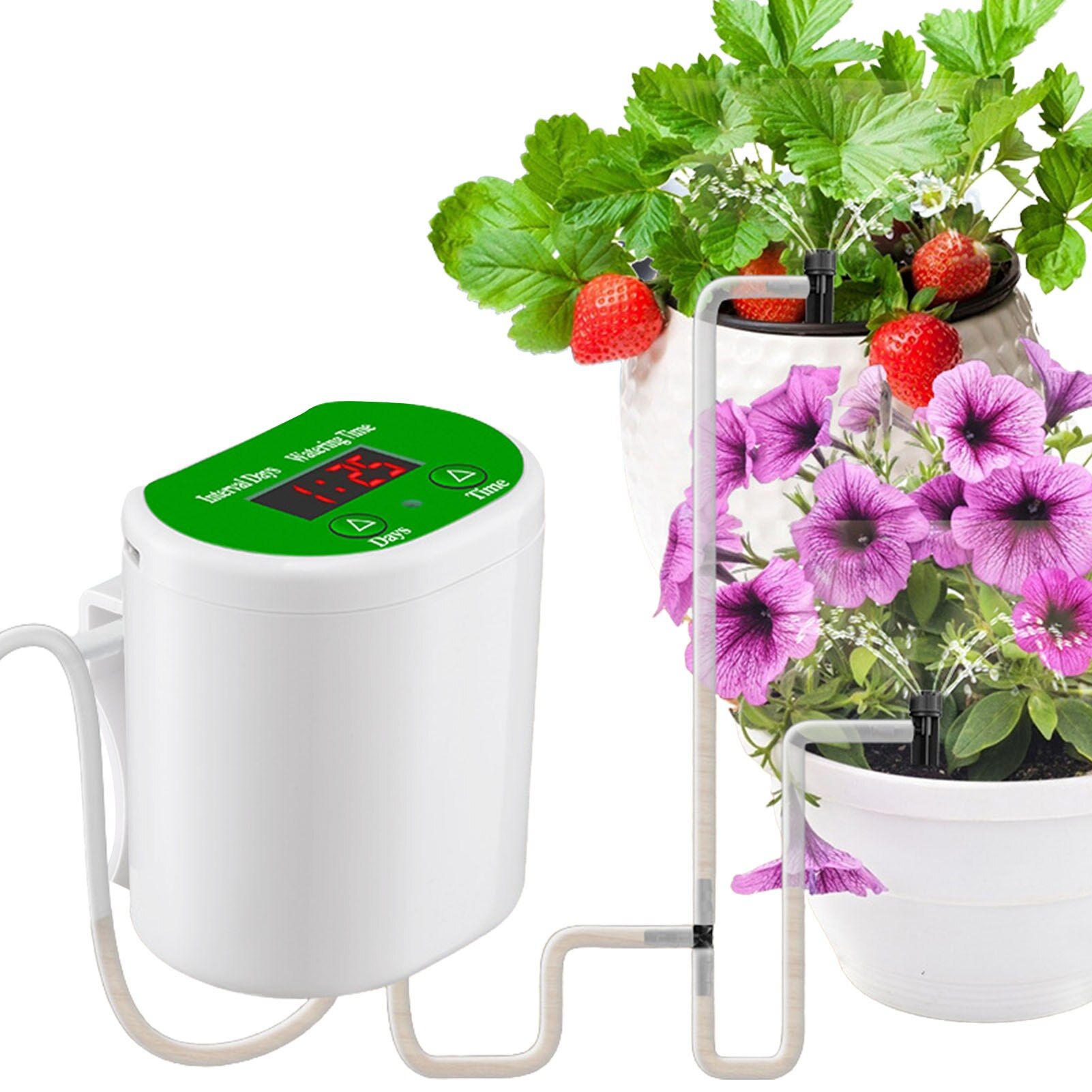 Drip Irrigation Kit Indoor Holiday Irrigation System For Potted s Automatic  SWatering Tool With Programmable Time